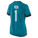Zennovawear Number 1 Mom Jacksonville Jaguars Women's Game Jersey - Teal