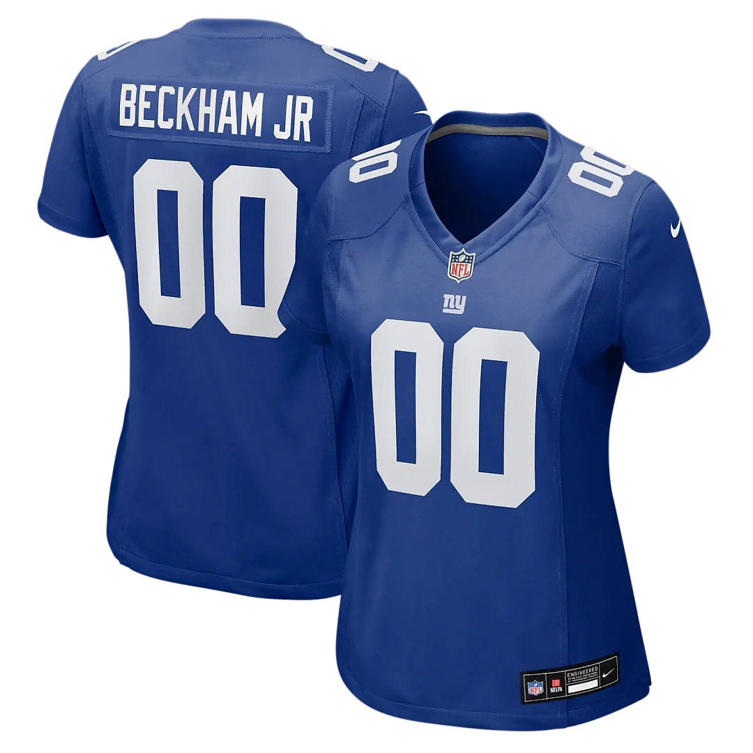 Zennovawear Odell Beckham Jr. New York Giants Women's Team Game Jersey - Royal