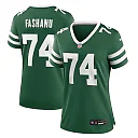 Zennovawear Olu Fashanu New York Jets Women's Game Jersey - Legacy Green