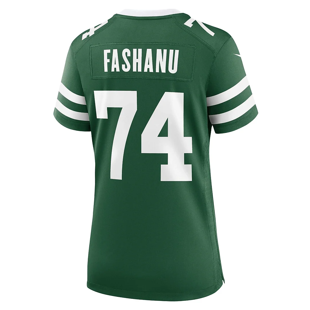 Zennovawear Olu Fashanu New York Jets Women's Game Jersey - Legacy Green