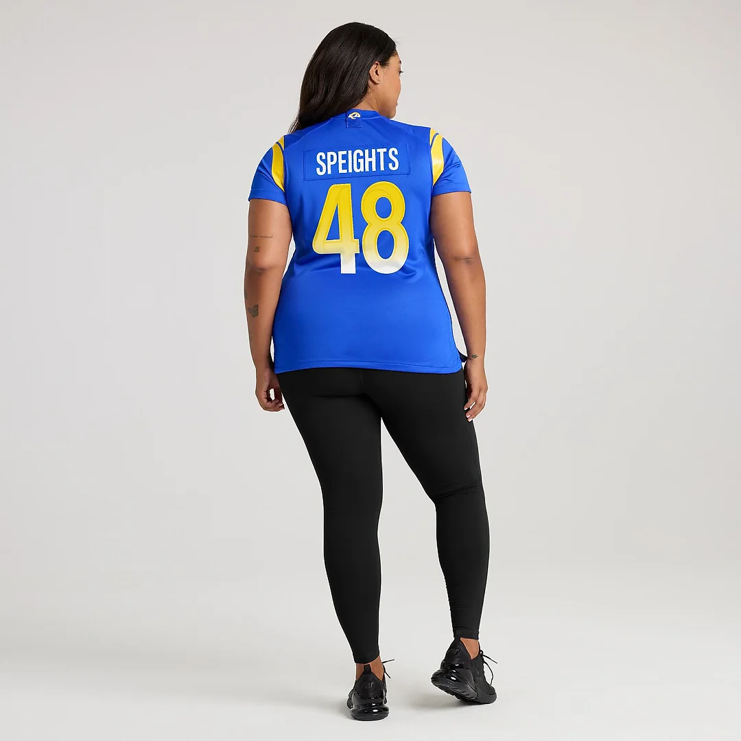 Zennovawear Omar Speights Los Angeles Rams Women's Game Jersey - Royal