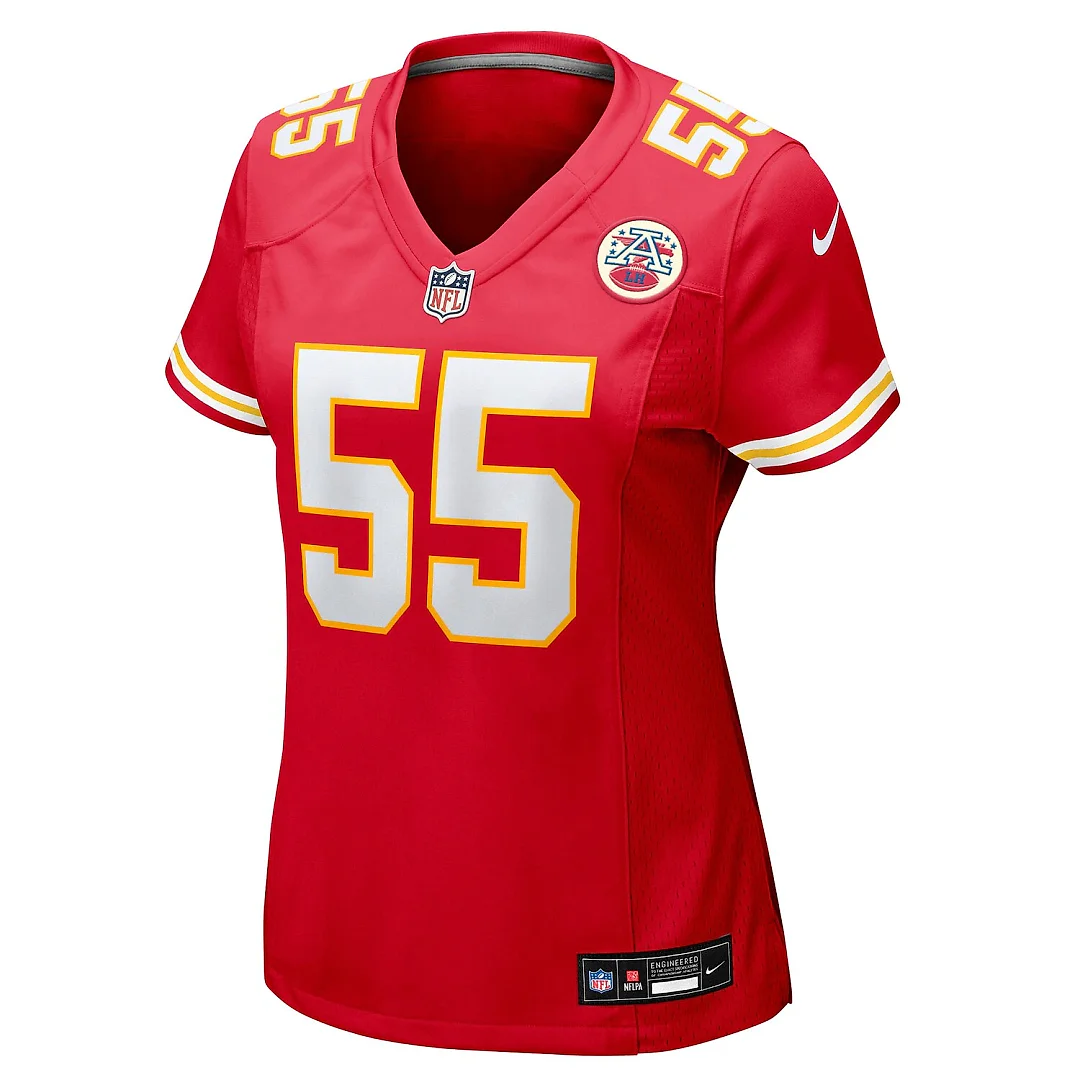 Zennovawear Omarr Norman-Lott Kansas City Chiefs Women's Team Game Jersey - Red