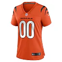 Zennovawear Cincinnati Bengals Women's Alternate Game Custom Jersey - Orange