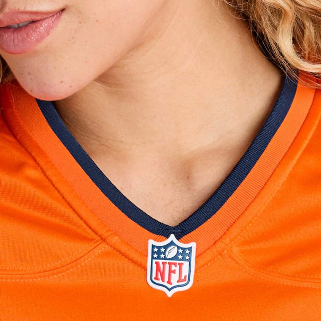 Zennovawear Denver Broncos Women's #1 Mom Game Jersey - Orange