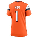 Zennovawear Denver Broncos Women's #1 Mom Game Jersey - Orange
