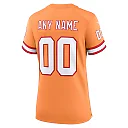 Zennovawear Tampa Bay Buccaneers Women's Custom Throwback Game Jersey - Orange
