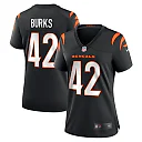 Zennovawear Oren Burks Cincinnati Bengals Women's Team Game Jersey - Black