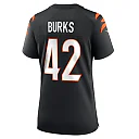 Zennovawear Oren Burks Cincinnati Bengals Women's Team Game Jersey - Black