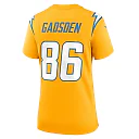 Zennovawear Oronde Gadsden Los Angeles Chargers Women's Alternate Charger Power Game Jersey - Gold