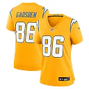 Zennovawear Oronde Gadsden Los Angeles Chargers Women's Alternate Charger Power Game Jersey - Gold