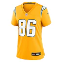 Zennovawear Oronde Gadsden Los Angeles Chargers Women's Alternate Charger Power Game Jersey - Gold
