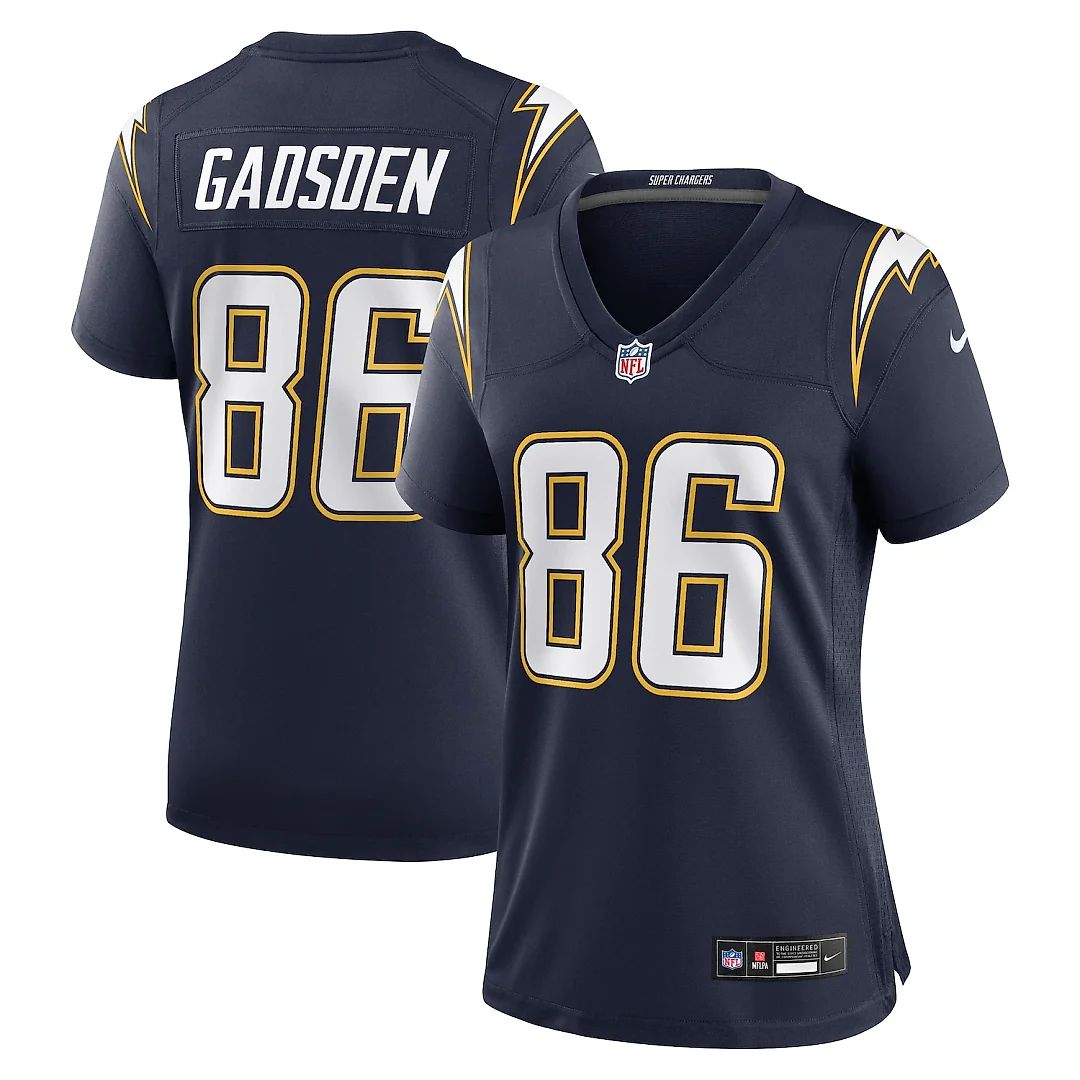 Zennovawear Oronde Gadsden Los Angeles Chargers Women's Alternate 2 Super Chargers Game Jersey - Navy