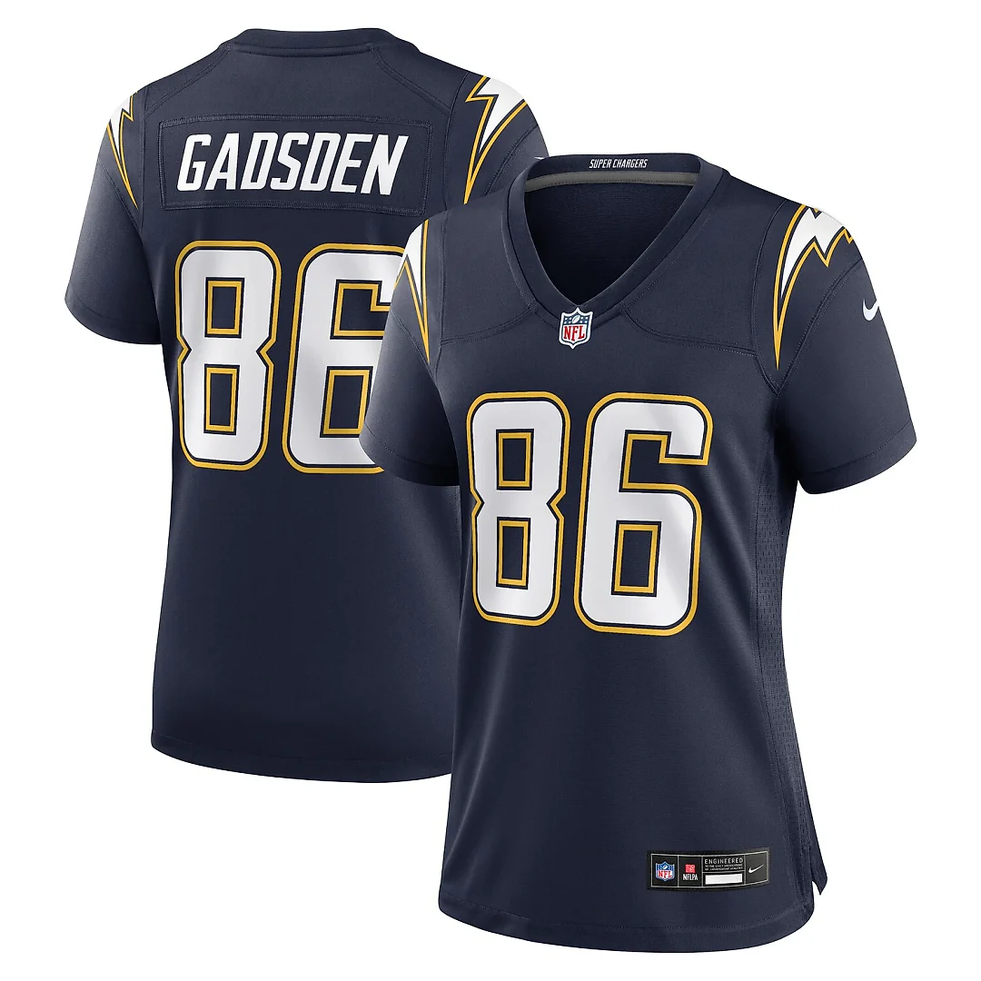 Zennovawear Oronde Gadsden Los Angeles Chargers Women's Alternate 2 Super Chargers Game Jersey - Navy