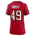 Zennovawear Owen Wright Tampa Bay Buccaneers Women's Team Game Jersey - Red
