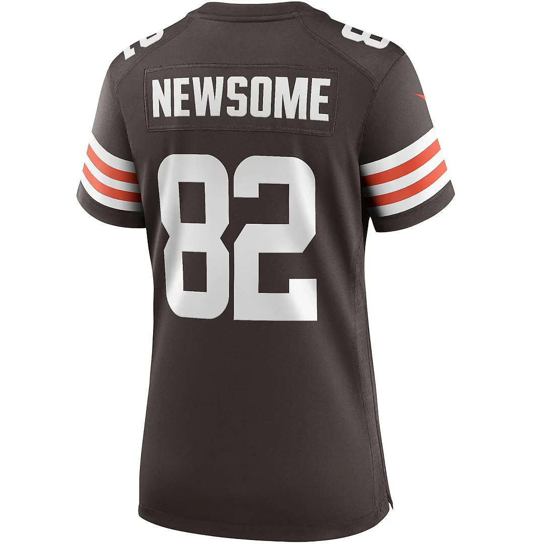 Zennovawear Ozzie Newsome Cleveland Browns Women's Game Retired Player Jersey - Brown