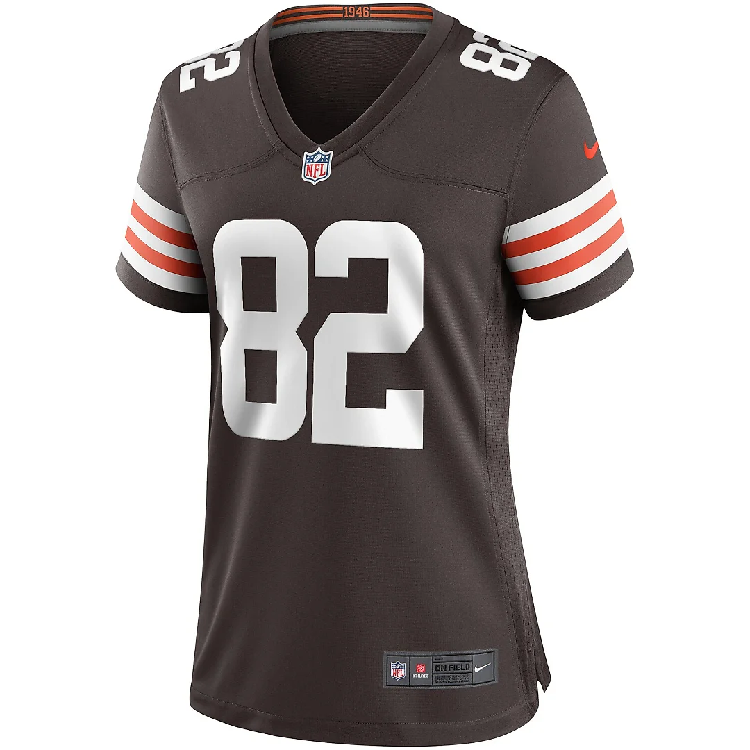 Zennovawear Ozzie Newsome Cleveland Browns Women's Game Retired Player Jersey - Brown