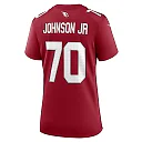 Zennovawear Paris Johnson Jr. Arizona Cardinals Women's Game Jersey - Cardinal