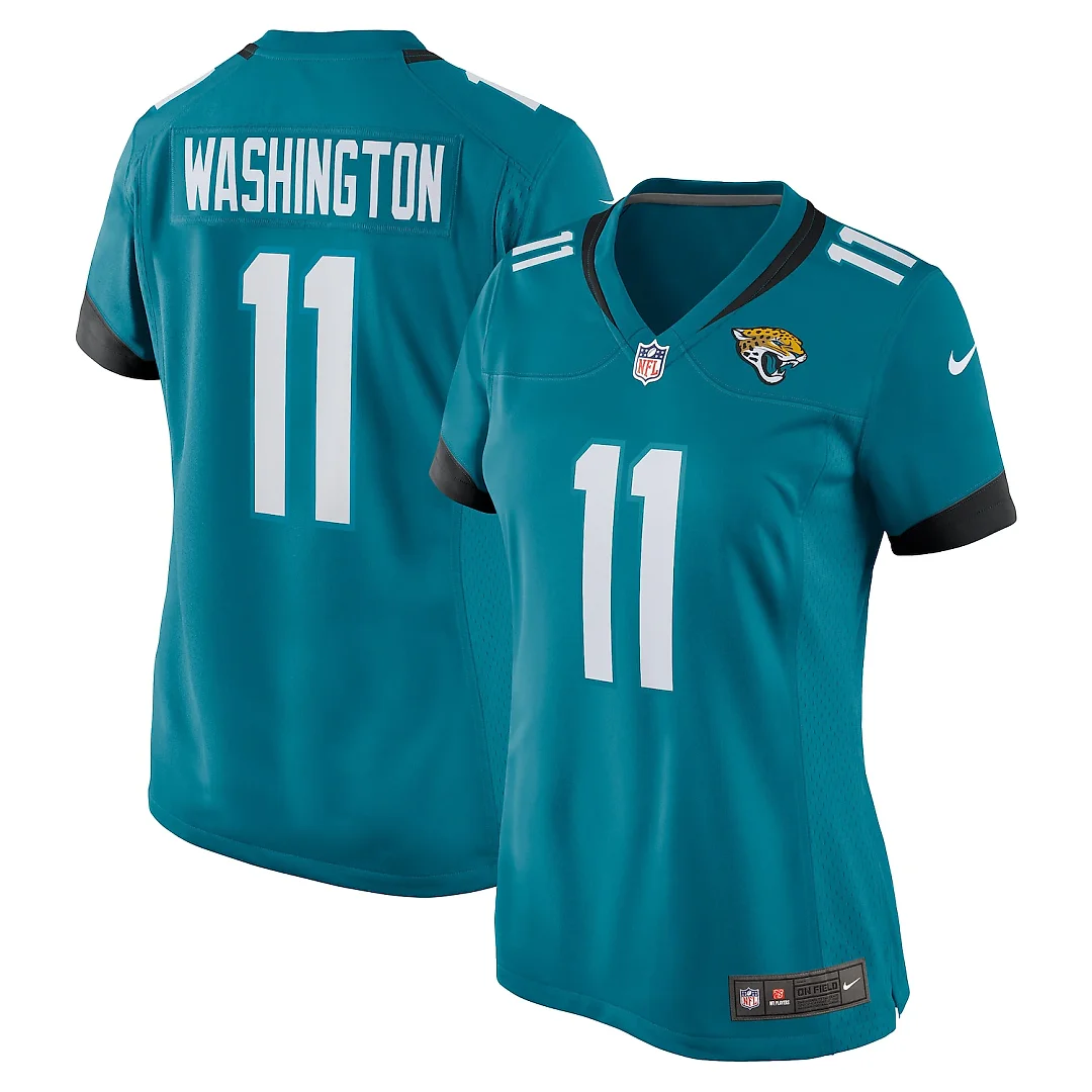 Zennovawear Parker Washington Jacksonville Jaguars Women's Team Game Jersey - Teal