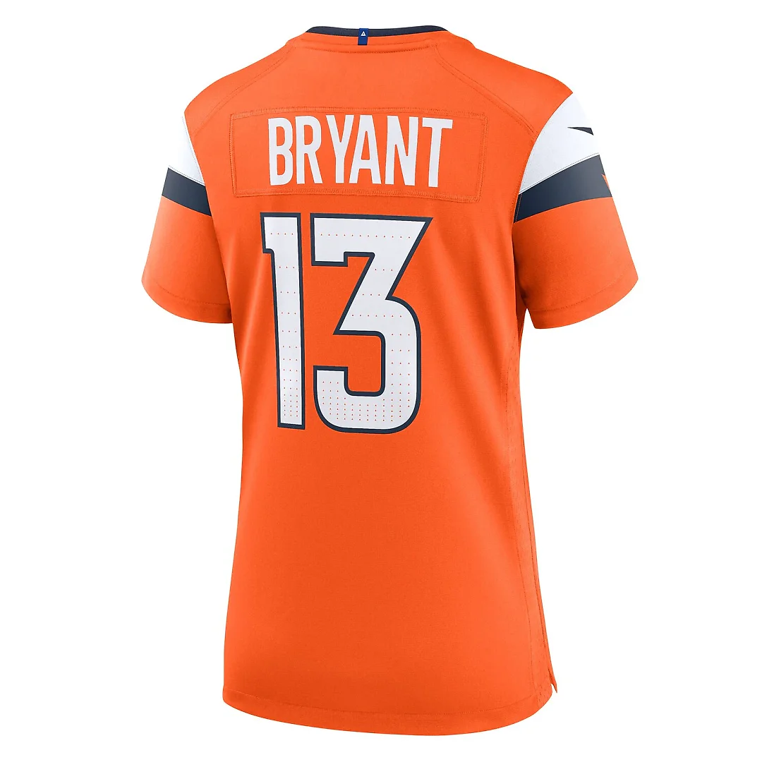 Zennovawear Pat Bryant Denver Broncos Women's Team Game Jersey - Orange