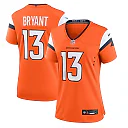 Zennovawear Pat Bryant Denver Broncos Women's Team Game Jersey - Orange