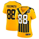 Zennovawear Pat Freiermuth Pittsburgh Steelers Women's Alternate 1933 Throwback Game Jersey - Gold