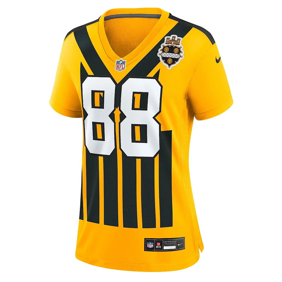 Zennovawear Pat Freiermuth Pittsburgh Steelers Women's Alternate 1933 Throwback Game Jersey - Gold