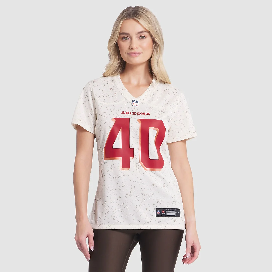 Zennovawear Pat Tillman Arizona Cardinals Women's 2025 Rivalries Collection Retired Player Game Jersey - Natural