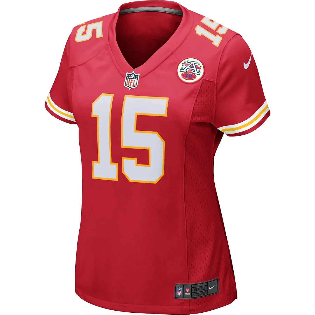 Zennovawear Patrick Mahomes Kansas City Chiefs Women's Game Jersey - Red