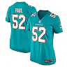 Zennovawear Patrick Paul Miami Dolphins Women's Game Jersey - Aqua