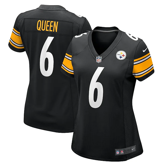 Zennovawear Patrick Queen Pittsburgh Steelers Women's Game Player Jersey - Black