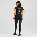 Zennovawear Patrick Queen Pittsburgh Steelers Women's Game Player Jersey - Black