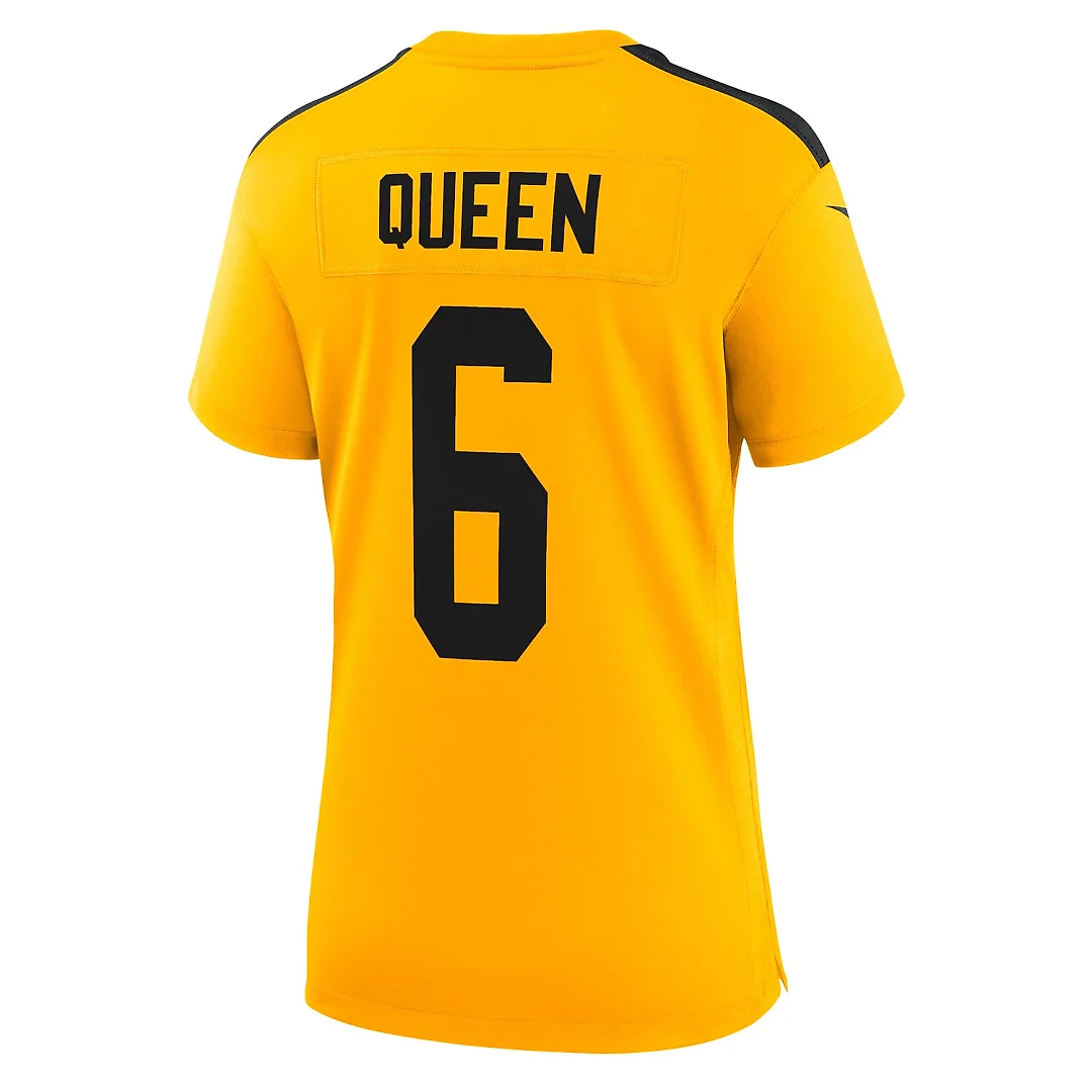 Zennovawear Patrick Queen Pittsburgh Steelers Women's Alternate 1933 Throwback Game Jersey - Gold