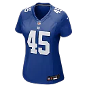 Zennovawear Patrick Ricard New York Giants Women's Team Game Jersey - Royal