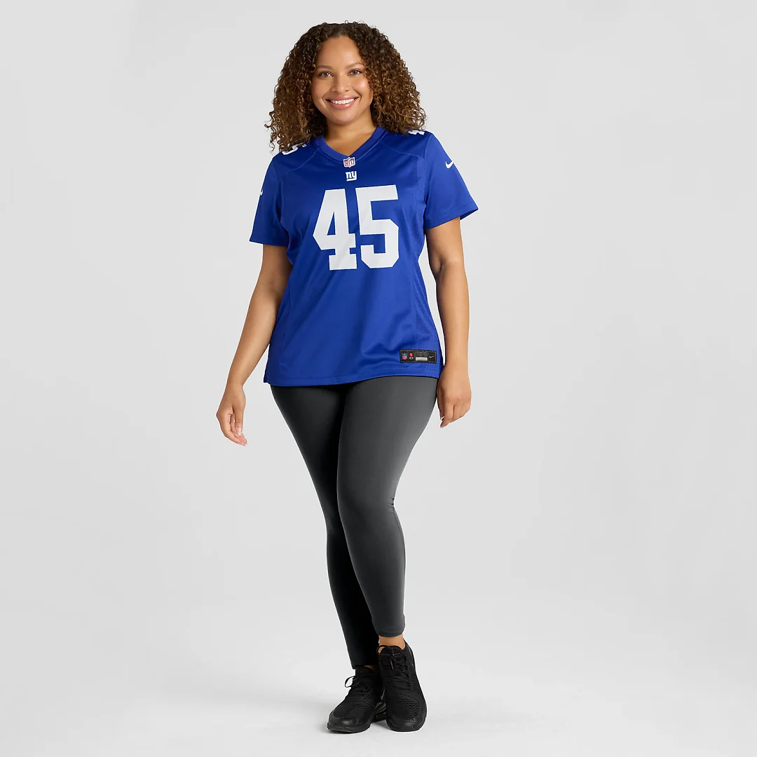 Zennovawear Patrick Ricard New York Giants Women's Team Game Jersey - Royal