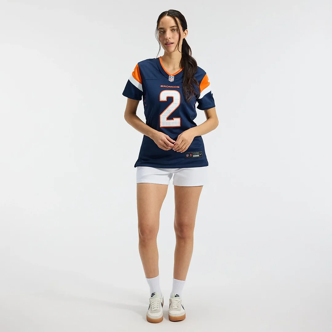 Zennovawear Patrick Surtain II Denver Broncos Women's Alternate Game Jersey - Navy