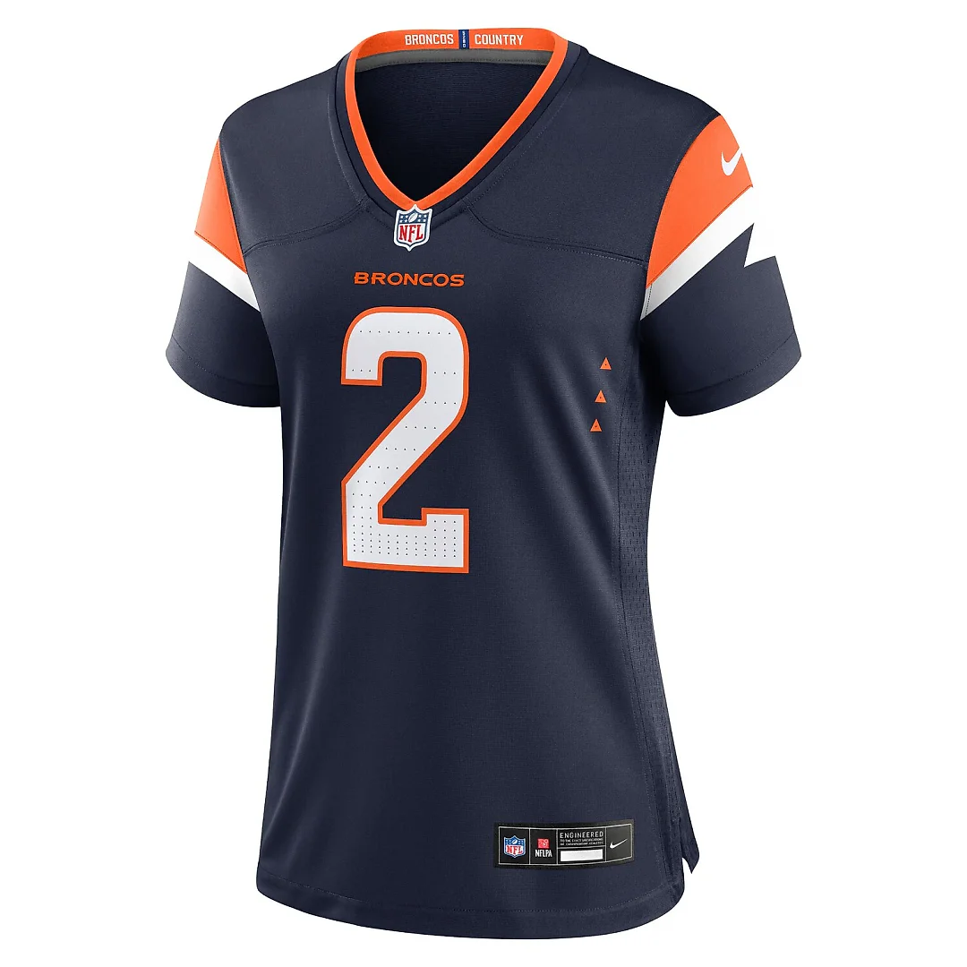 Zennovawear Patrick Surtain II Denver Broncos Women's Alternate Game Jersey - Navy