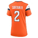 Zennovawear Patrick Surtain II Denver Broncos Women's Team Game Jersey - Orange