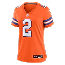 Zennovawear Patrick Surtain II Denver Broncos Women's Mile High Collection 1977 Throwback Player Game Jersey - Orange