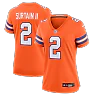Zennovawear Patrick Surtain II Denver Broncos Women's Mile High Collection 1977 Throwback Player Game Jersey - Orange