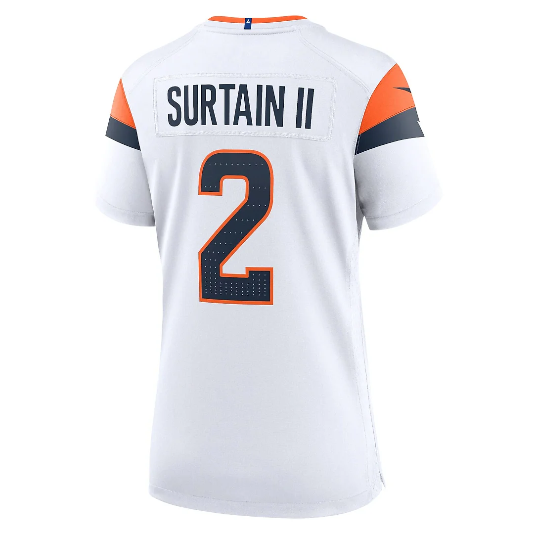 Zennovawear Patrick Surtain II Denver Broncos Women's Game Jersey - White