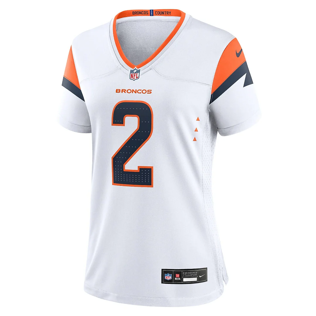 Zennovawear Patrick Surtain II Denver Broncos Women's Game Jersey - White
