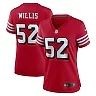 Zennovawear Patrick Willis San Francisco 49ers Women's Alternate Game Jersey - Scarlet