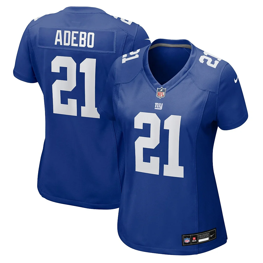 Zennovawear Paulson Adebo New York Giants Women's Team Game Jersey - Royal