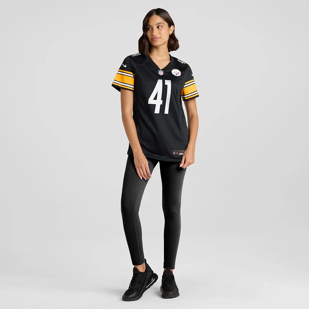 Zennovawear Payton Wilson Pittsburgh Steelers Women's Team Game Jersey - Black