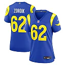 Zennovawear Payton Zdroik Los Angeles Rams Women's Team Game Jersey - Royal