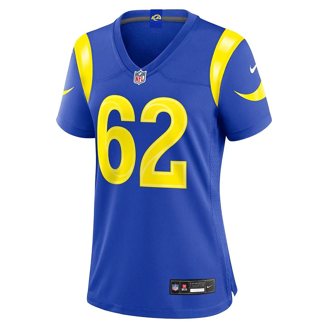 Zennovawear Payton Zdroik Los Angeles Rams Women's Team Game Jersey - Royal
