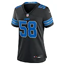 Zennovawear Penei Sewell Detroit Lions Women's 2nd Alternate Game Jersey - Black