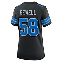 Zennovawear Penei Sewell Detroit Lions Women's 2nd Alternate Game Jersey - Black