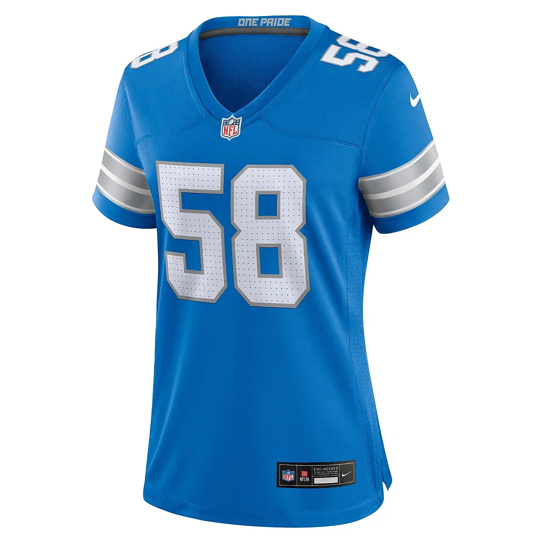 Zennovawear Penei Sewell Detroit Lions Women's Game Jersey - Blue