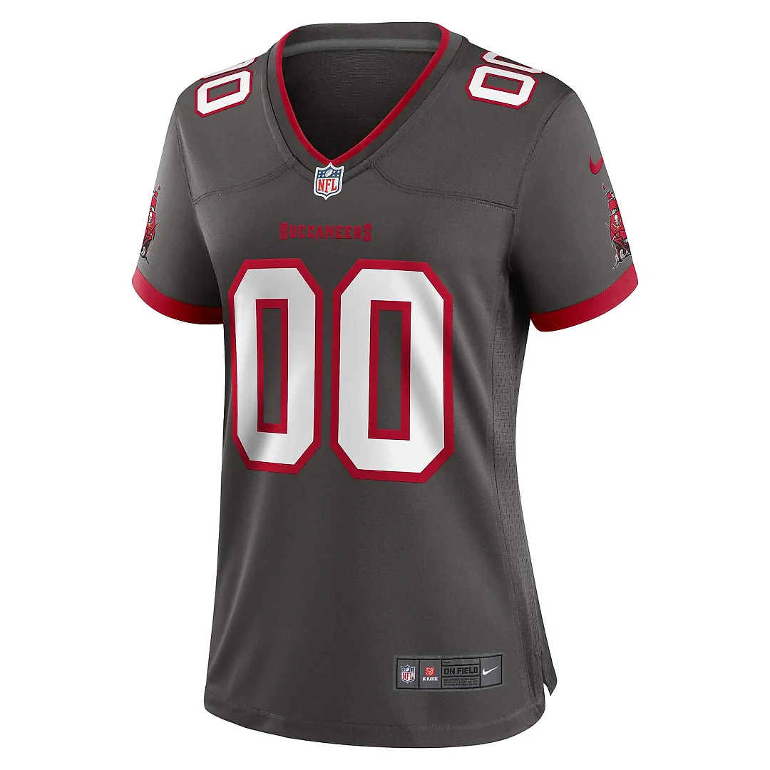 Zennovawear Tampa Bay Buccaneers Women's Alternate Custom Game Jersey - Pewter